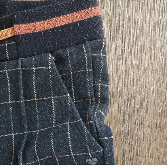 NONO  Kids plaid wool like flared pants with Tan Accents size 4-5 - Picture 5 of 10